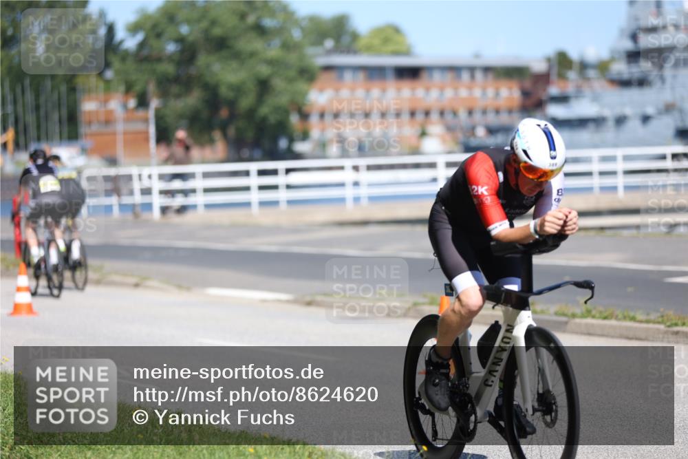 17.08.2025 - KN Förde Triathlon 2025 Yannick Fuchs http://msf.ph/oto/8624620 17.08.2025 11:33:46 Radfahren 281, 288, 306, 356, 370, 389, 293, 343, 374, 613, 638 meine-sportfotos.de
