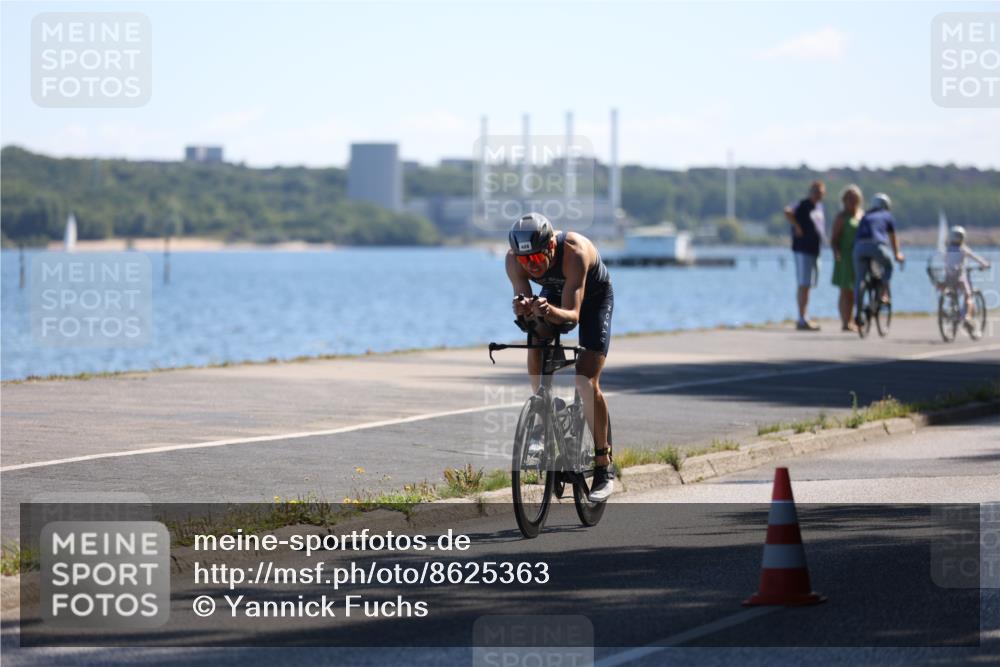 17.08.2025 - KN Förde Triathlon 2025 Yannick Fuchs http://msf.ph/oto/8625363 17.08.2025 12:42:08 Radfahren 408 meine-sportfotos.de