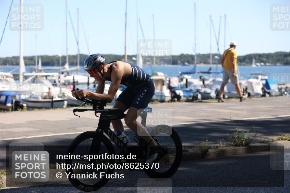 17.08.2025 - KN Förde Triathlon 2025 Yannick Fuchs http://msf.ph/oto/8625370 17.08.2025 12:42:09 Radfahren 408 meine-sportfotos.de