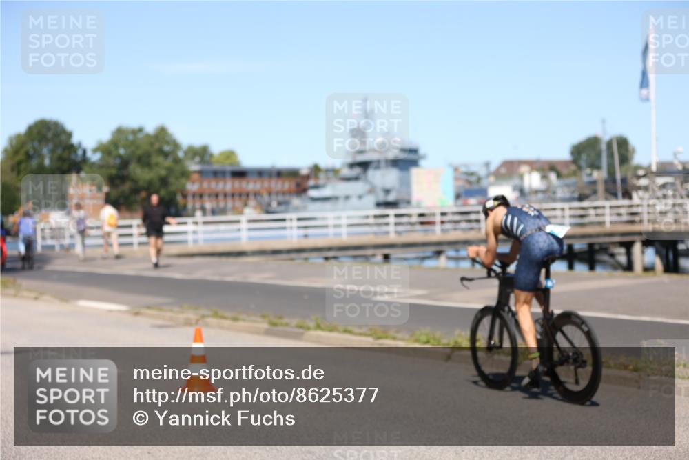 17.08.2025 - KN Förde Triathlon 2025 Yannick Fuchs http://msf.ph/oto/8625377 17.08.2025 12:42:10 Radfahren 408, 408 meine-sportfotos.de