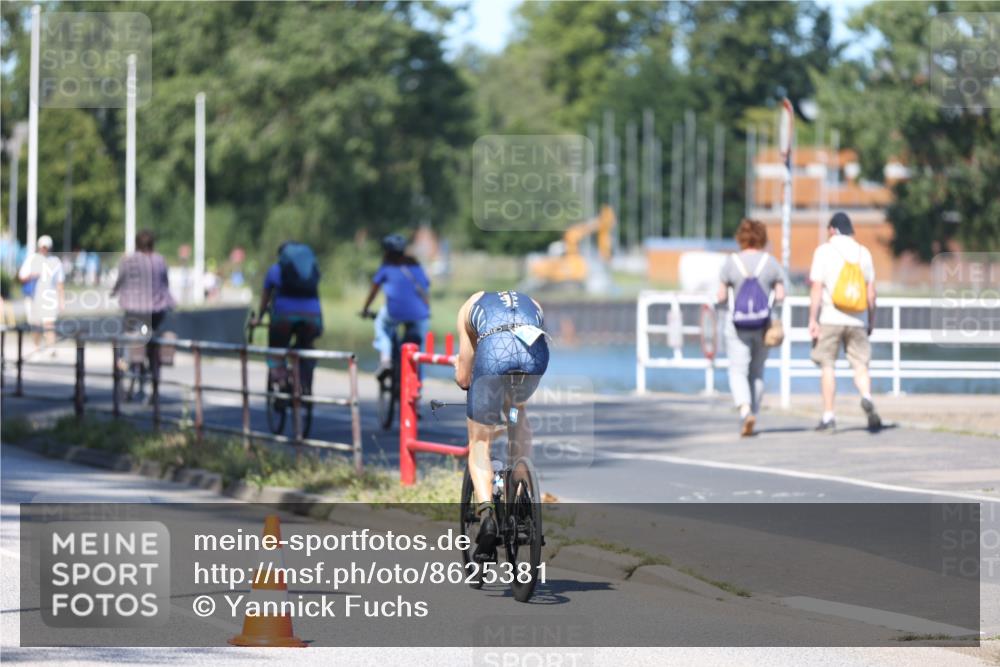 17.08.2025 - KN Förde Triathlon 2025 Yannick Fuchs http://msf.ph/oto/8625381 17.08.2025 12:42:12 Radfahren 408 meine-sportfotos.de