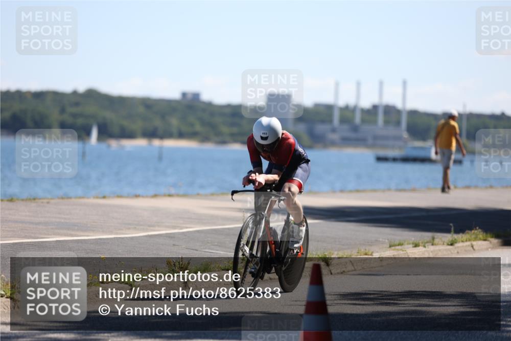 17.08.2025 - KN Förde Triathlon 2025 Yannick Fuchs http://msf.ph/oto/8625383 17.08.2025 12:42:42 Radfahren 403 meine-sportfotos.de