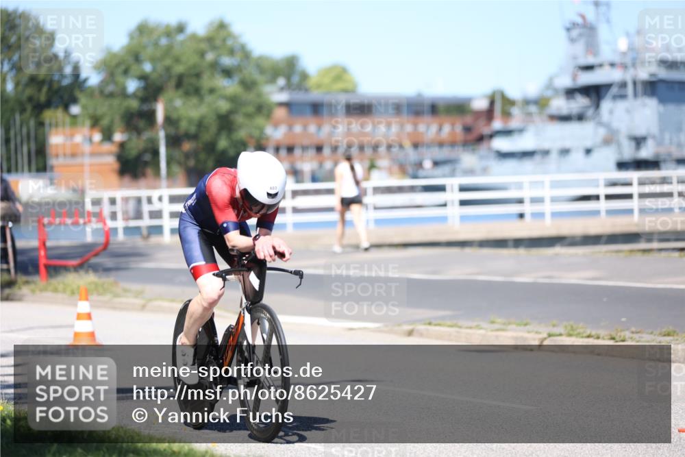 17.08.2025 - KN Förde Triathlon 2025 Yannick Fuchs http://msf.ph/oto/8625427 17.08.2025 12:44:00 Radfahren 403 meine-sportfotos.de