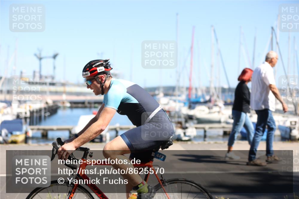 17.08.2025 - KN Förde Triathlon 2025 Yannick Fuchs http://msf.ph/oto/8625570 17.08.2025 12:49:49 Radfahren 431, 447, 457 meine-sportfotos.de