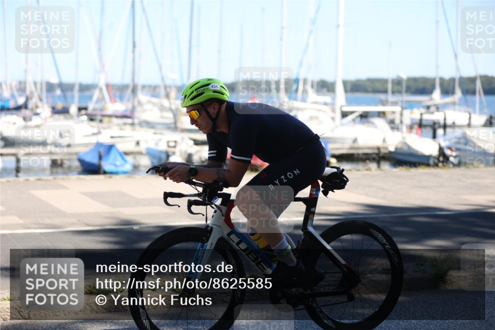 17.08.2025 - KN Förde Triathlon 2025 Yannick Fuchs http://msf.ph/oto/8625585 17.08.2025 12:49:59 Radfahren 431, 457 meine-sportfotos.de