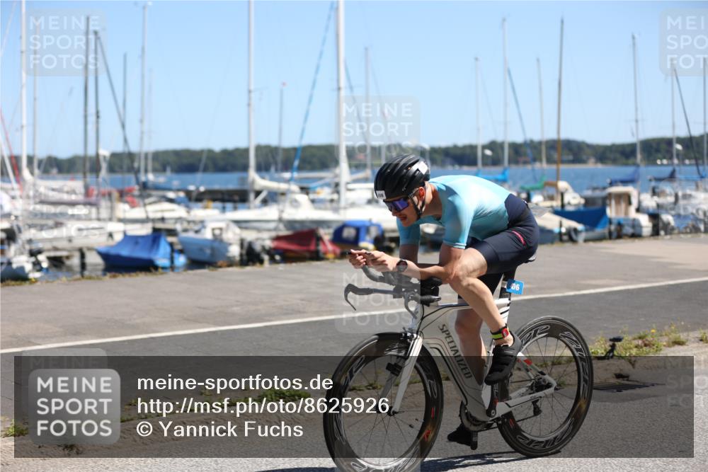 17.08.2025 - KN Förde Triathlon 2025 Yannick Fuchs http://msf.ph/oto/8625926 17.08.2025 12:55:26 Radfahren 406, 421, 465, 406 meine-sportfotos.de