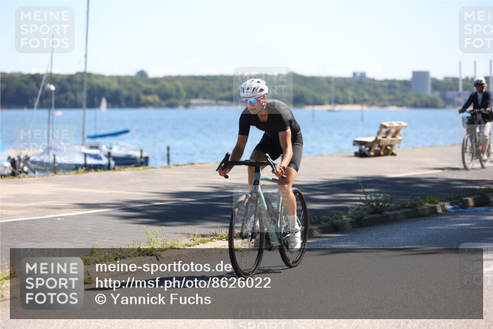 17.08.2025 - KN Förde Triathlon 2025 Yannick Fuchs http://msf.ph/oto/8626022 17.08.2025 12:56:32 Radfahren 396, 407, 422, 443, 487, 498, 500, 501, 505, 506, 507, 513, 415 meine-sportfotos.de