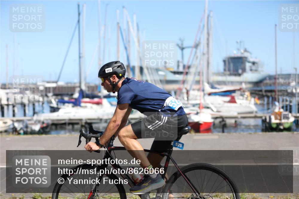 17.08.2025 - KN Förde Triathlon 2025 Yannick Fuchs http://msf.ph/oto/8626066 17.08.2025 12:57:03 Radfahren 419, 421, 438, 482, 525 meine-sportfotos.de