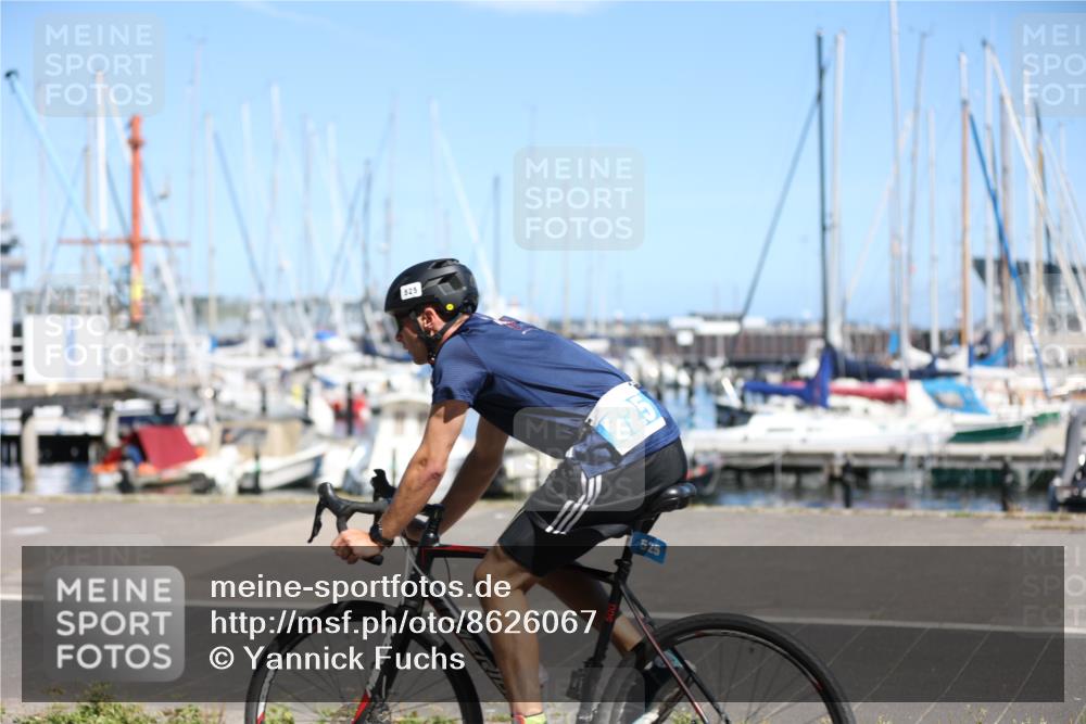 17.08.2025 - KN Förde Triathlon 2025 Yannick Fuchs http://msf.ph/oto/8626067 17.08.2025 12:57:03 Radfahren 419, 421, 438, 482, 525 meine-sportfotos.de
