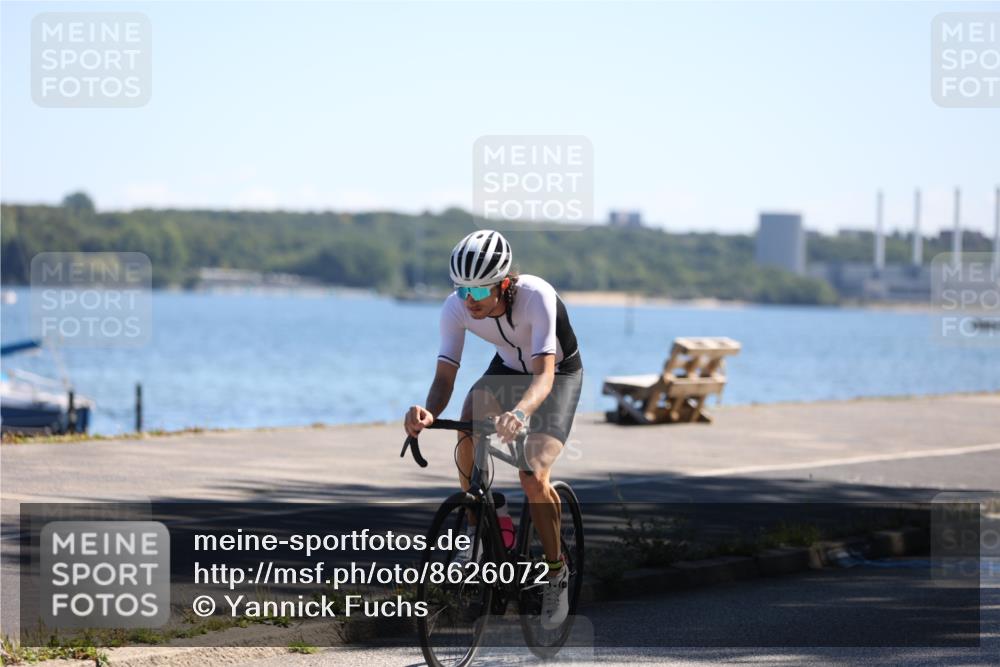 17.08.2025 - KN Förde Triathlon 2025 Yannick Fuchs http://msf.ph/oto/8626072 17.08.2025 12:57:10 Radfahren 414, 419, 421, 438 meine-sportfotos.de