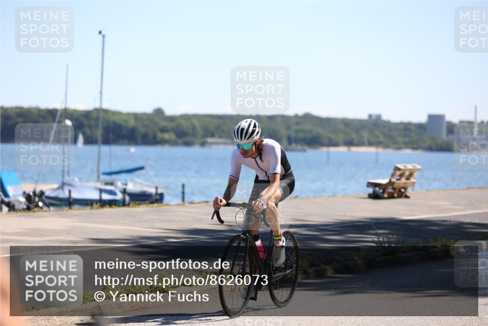 17.08.2025 - KN Förde Triathlon 2025 Yannick Fuchs http://msf.ph/oto/8626073 17.08.2025 12:57:10 Radfahren 414, 419, 421, 438 meine-sportfotos.de