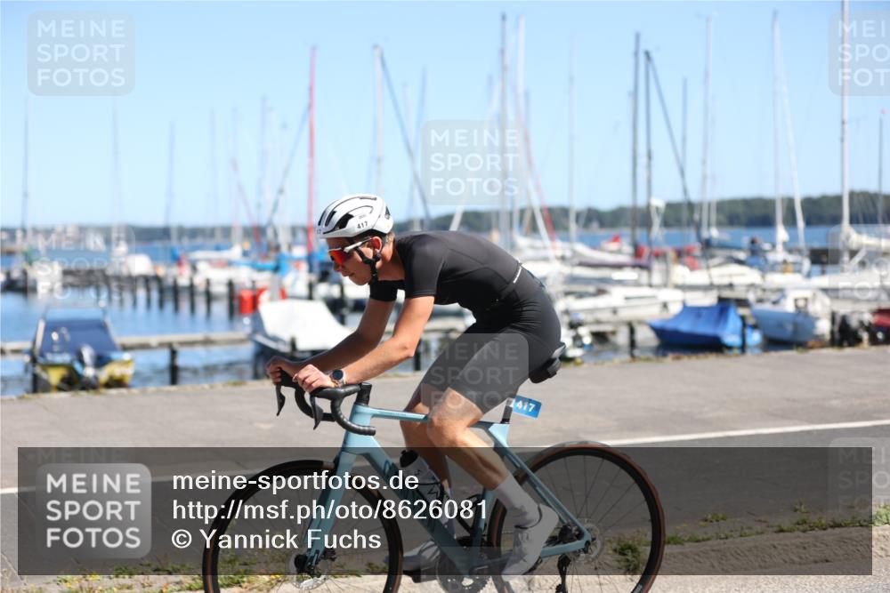 17.08.2025 - KN Förde Triathlon 2025 Yannick Fuchs http://msf.ph/oto/8626081 17.08.2025 12:57:26 Radfahren 357, 397, 410, 413, 417, 417, 455 meine-sportfotos.de
