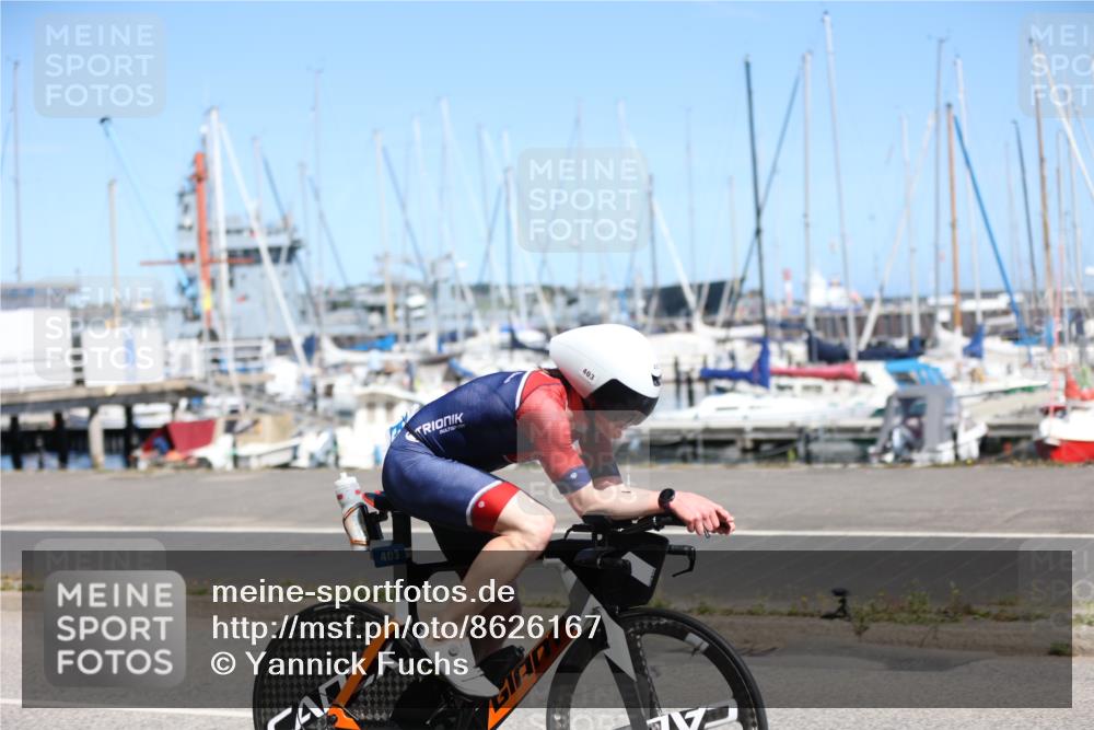 17.08.2025 - KN Förde Triathlon 2025 Yannick Fuchs http://msf.ph/oto/8626167 17.08.2025 12:59:43 Radfahren 403, 408, 440, 457, 511, 433 meine-sportfotos.de