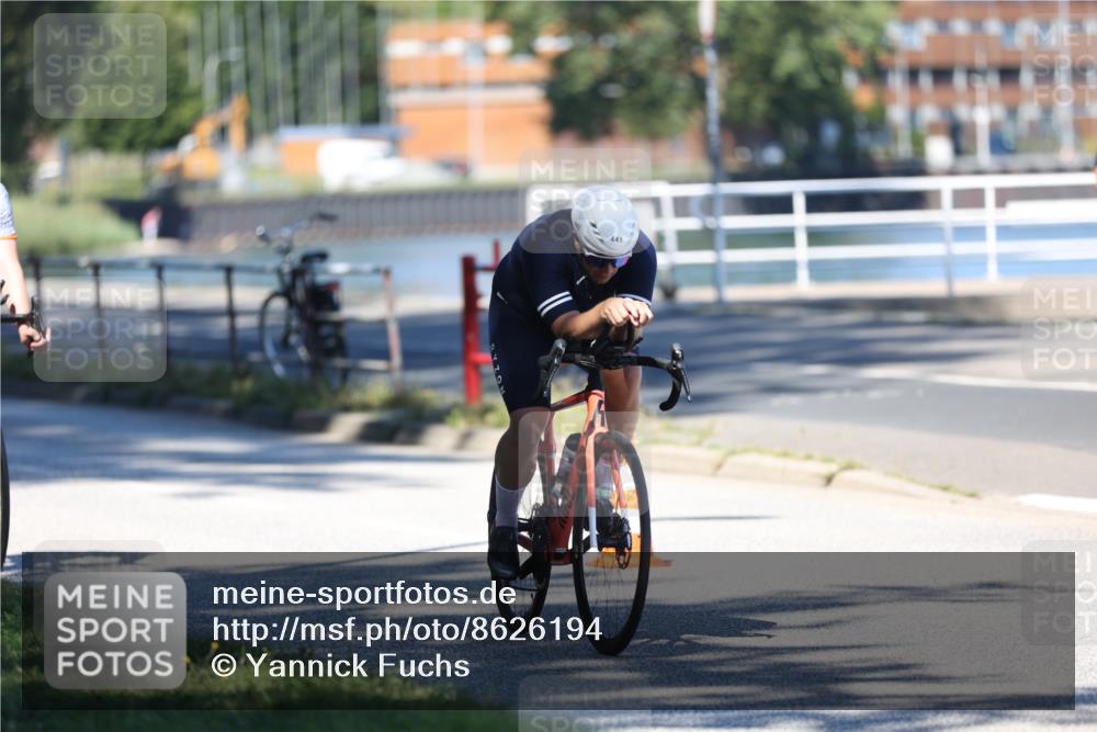 17.08.2025 - KN Förde Triathlon 2025 Yannick Fuchs http://msf.ph/oto/8626194 17.08.2025 13:00:20 Radfahren 439, 441, 442, 445, 450, 456, 478, 502, 527, 445, 466 meine-sportfotos.de