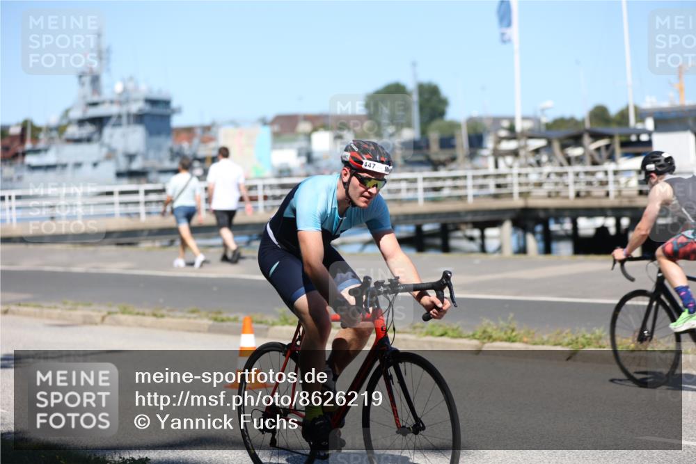 17.08.2025 - KN Förde Triathlon 2025 Yannick Fuchs http://msf.ph/oto/8626219 17.08.2025 13:00:40 Radfahren 395, 431, 447, 512, 512, 516, 522, 541, 546 meine-sportfotos.de