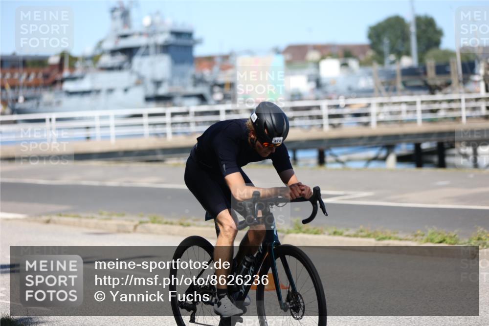 17.08.2025 - KN Förde Triathlon 2025 Yannick Fuchs http://msf.ph/oto/8626236 17.08.2025 13:00:54 Radfahren 404, 424, 484, 519 meine-sportfotos.de