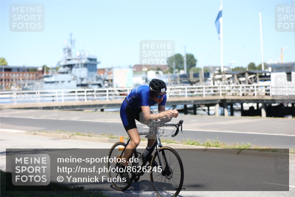17.08.2025 - KN Förde Triathlon 2025 Yannick Fuchs http://msf.ph/oto/8626245 17.08.2025 13:01:07 Radfahren 433, 434, 472, 515, 484 meine-sportfotos.de