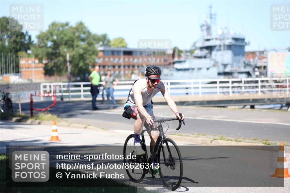 17.08.2025 - KN Förde Triathlon 2025 Yannick Fuchs http://msf.ph/oto/8626343 17.08.2025 13:02:17 Radfahren 401, 404, 418, 460, 467, 512, 523, 402, 418, 523, 527, 546 meine-sportfotos.de