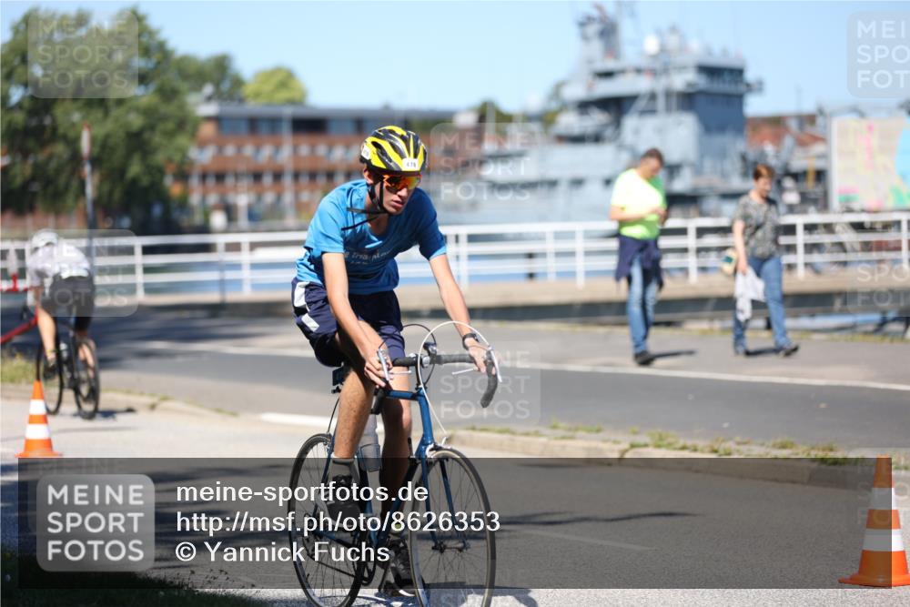 17.08.2025 - KN Förde Triathlon 2025 Yannick Fuchs http://msf.ph/oto/8626353 17.08.2025 13:02:28 Radfahren 395, 401, 411, 452, 461, 472, 478, 485, 535, 401, 460 meine-sportfotos.de