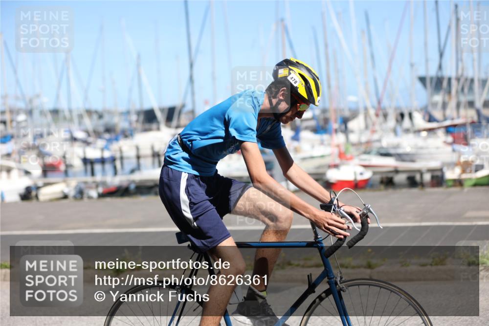 17.08.2025 - KN Förde Triathlon 2025 Yannick Fuchs http://msf.ph/oto/8626361 17.08.2025 13:02:29 Radfahren 395, 411, 430, 452, 461, 472, 478, 485, 535, 401, 460 meine-sportfotos.de