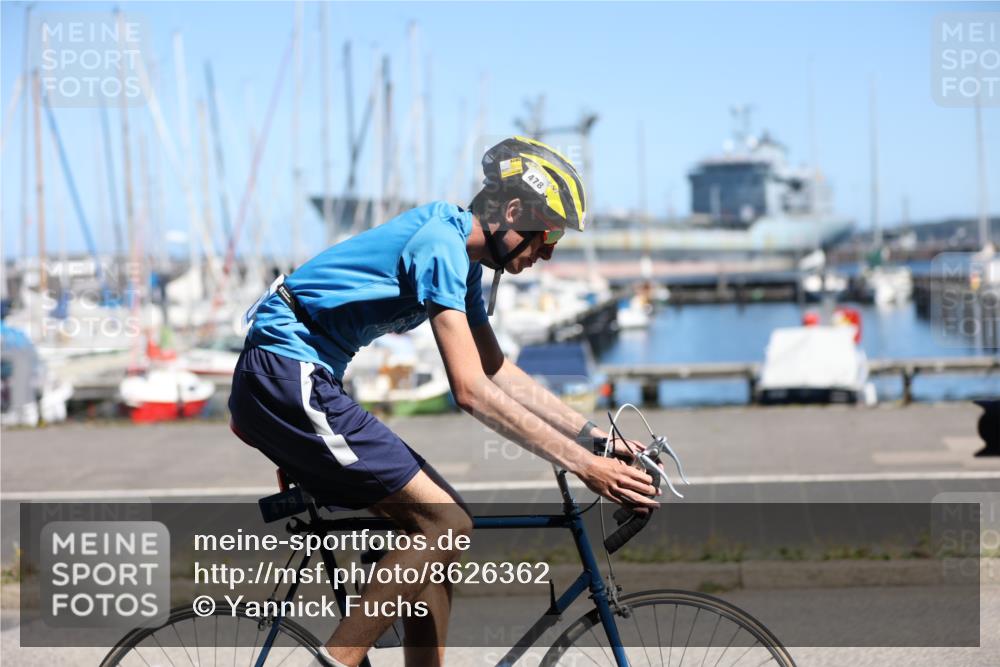 17.08.2025 - KN Förde Triathlon 2025 Yannick Fuchs http://msf.ph/oto/8626362 17.08.2025 13:02:29 Radfahren 395, 411, 430, 452, 461, 472, 478, 485, 535, 401, 460 meine-sportfotos.de