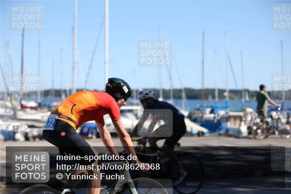 17.08.2025 - KN Förde Triathlon 2025 Yannick Fuchs http://msf.ph/oto/8626368 17.08.2025 13:02:32 Radfahren 411, 430, 452, 461, 472, 478, 485, 535, 395, 401, 460, 485 meine-sportfotos.de
