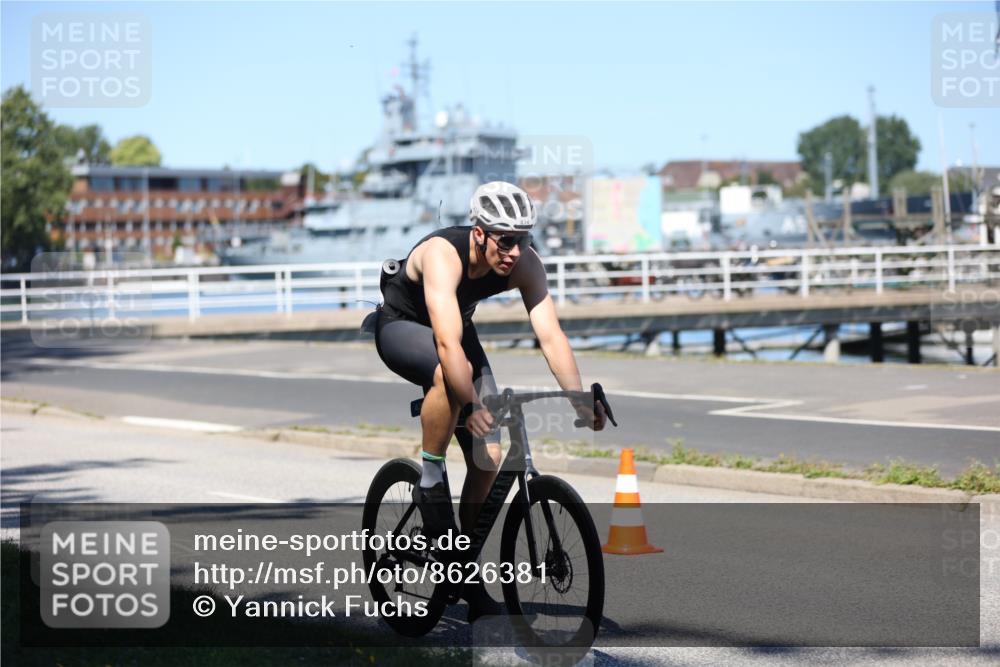 17.08.2025 - KN Förde Triathlon 2025 Yannick Fuchs http://msf.ph/oto/8626381 17.08.2025 13:02:49 Radfahren 434, 469, 484 meine-sportfotos.de