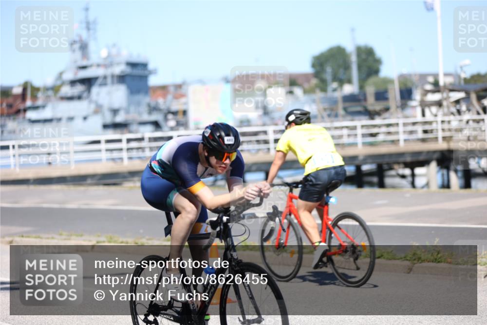 17.08.2025 - KN Förde Triathlon 2025 Yannick Fuchs http://msf.ph/oto/8626455 17.08.2025 13:03:41 Radfahren 402, 418, 476, 531, 418, 432, 458, 531, 536, 542, 547 meine-sportfotos.de
