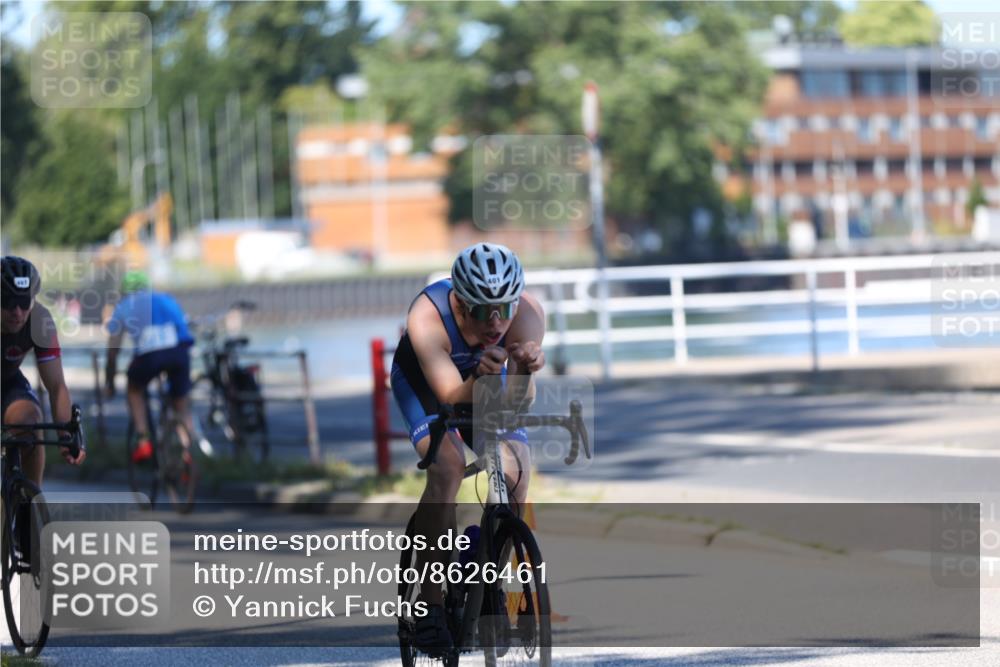 17.08.2025 - KN Förde Triathlon 2025 Yannick Fuchs http://msf.ph/oto/8626461 17.08.2025 13:03:51 Radfahren 401, 409, 411, 412, 460, 461, 467, 402, 476 meine-sportfotos.de