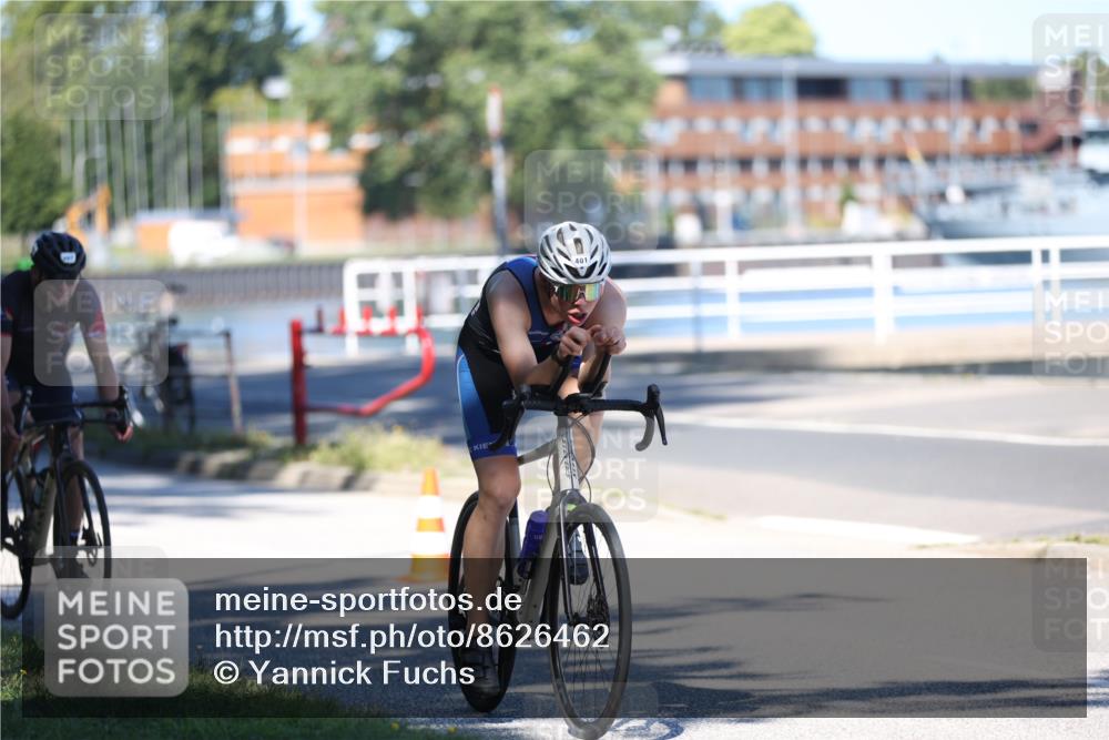 17.08.2025 - KN Förde Triathlon 2025 Yannick Fuchs http://msf.ph/oto/8626462 17.08.2025 13:03:51 Radfahren 401, 409, 411, 412, 460, 461, 467, 402, 476 meine-sportfotos.de