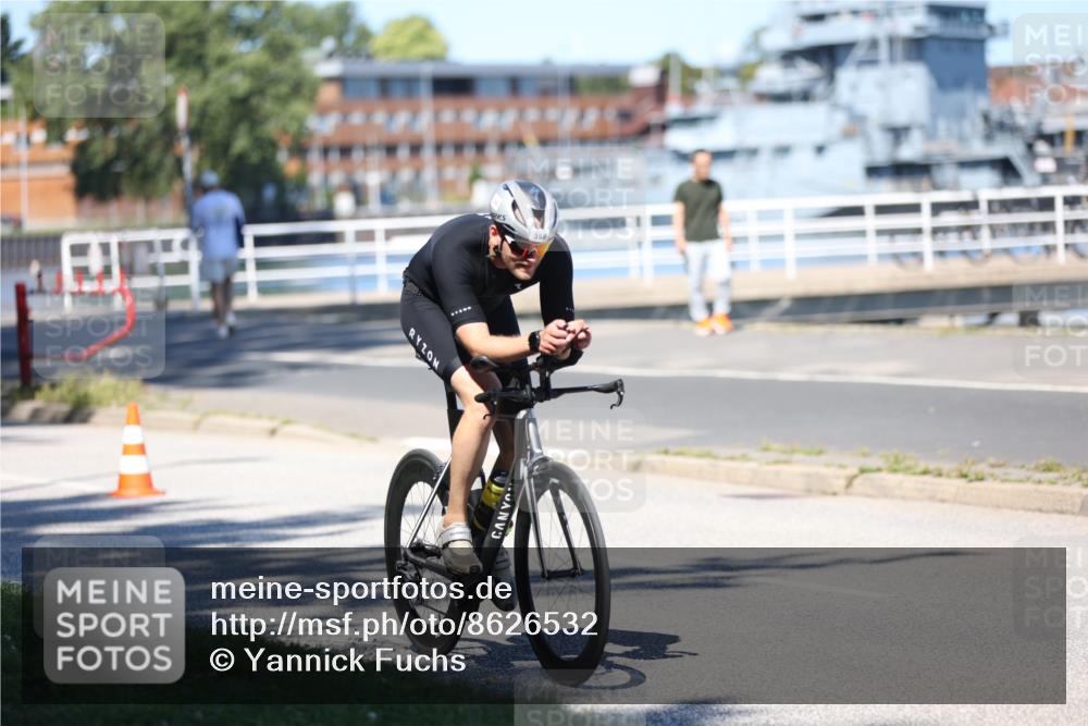17.08.2025 - KN Förde Triathlon 2025 Yannick Fuchs http://msf.ph/oto/8626532 17.08.2025 13:04:41 Radfahren 398, 435, 475, 494, 509, 549, 471 meine-sportfotos.de