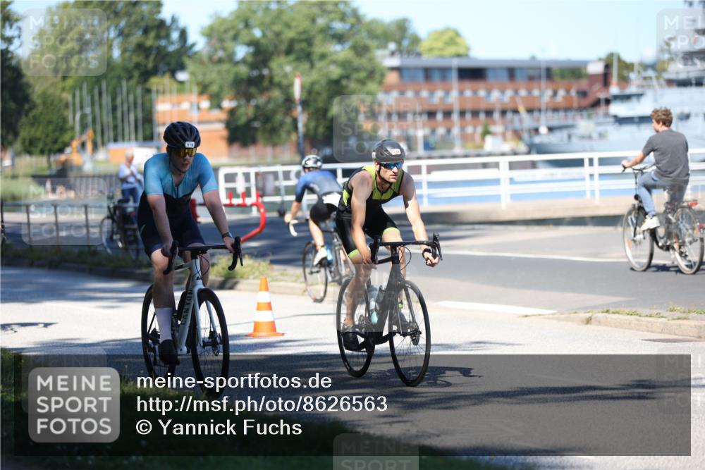 17.08.2025 - KN Förde Triathlon 2025 Yannick Fuchs http://msf.ph/oto/8626563 17.08.2025 13:05:06 Radfahren 432, 448, 493, 518, 547, 498 meine-sportfotos.de