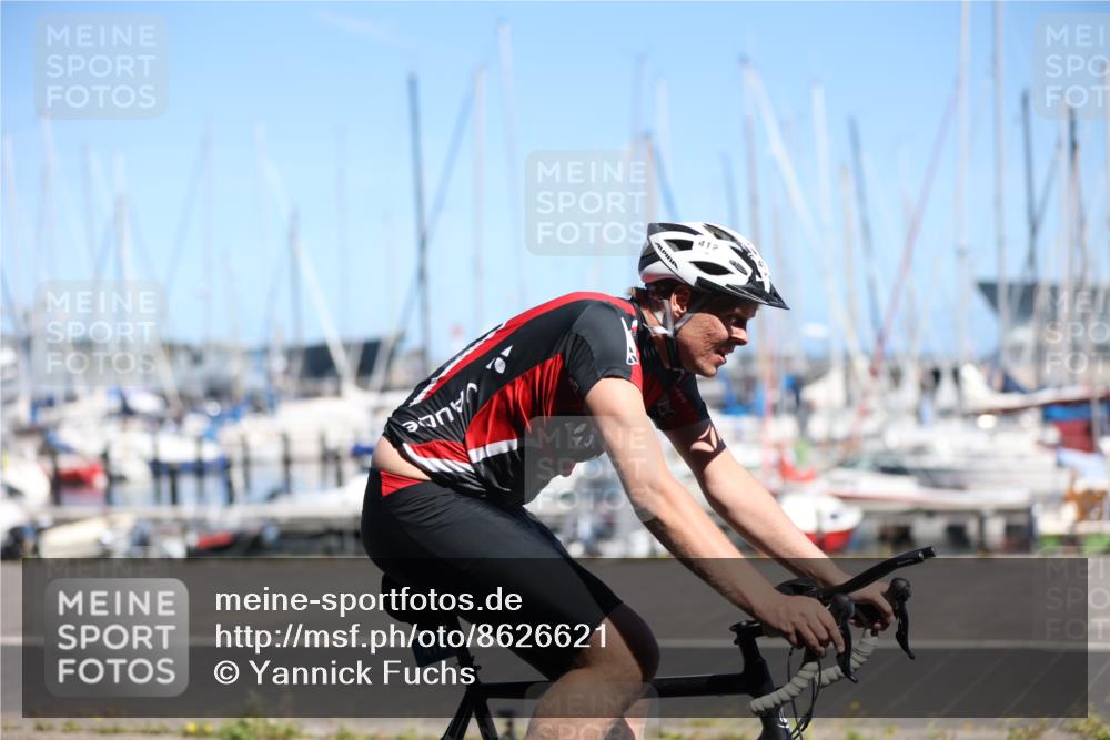 17.08.2025 - KN Förde Triathlon 2025 Yannick Fuchs http://msf.ph/oto/8626621 17.08.2025 13:05:46 Radfahren 412, 513, 533, 491, 501 meine-sportfotos.de