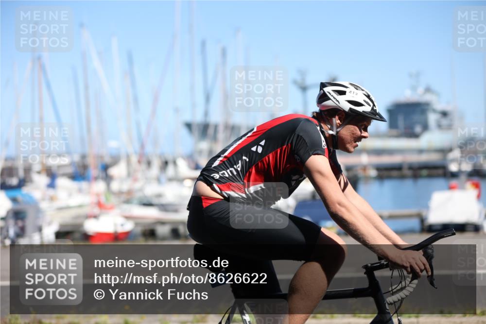 17.08.2025 - KN Förde Triathlon 2025 Yannick Fuchs http://msf.ph/oto/8626622 17.08.2025 13:05:46 Radfahren 412, 513, 533, 491, 501 meine-sportfotos.de