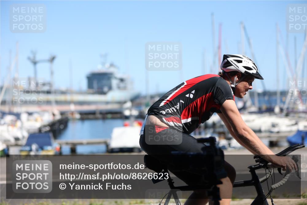 17.08.2025 - KN Förde Triathlon 2025 Yannick Fuchs http://msf.ph/oto/8626623 17.08.2025 13:05:46 Radfahren 412, 513, 533, 491, 501 meine-sportfotos.de