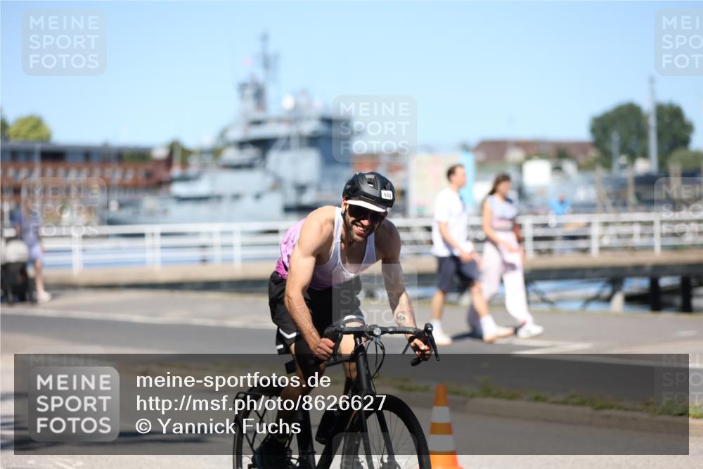 17.08.2025 - KN Förde Triathlon 2025 Yannick Fuchs http://msf.ph/oto/8626627 17.08.2025 13:05:51 Radfahren 436, 455, 533, 412, 513 meine-sportfotos.de