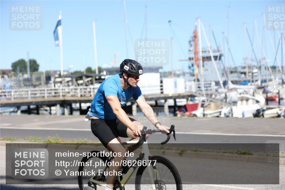 17.08.2025 - KN Förde Triathlon 2025 Yannick Fuchs http://msf.ph/oto/8626677 17.08.2025 13:06:20 Radfahren 408, 414, 419, 420, 482, 490, 495, 403, 465 meine-sportfotos.de