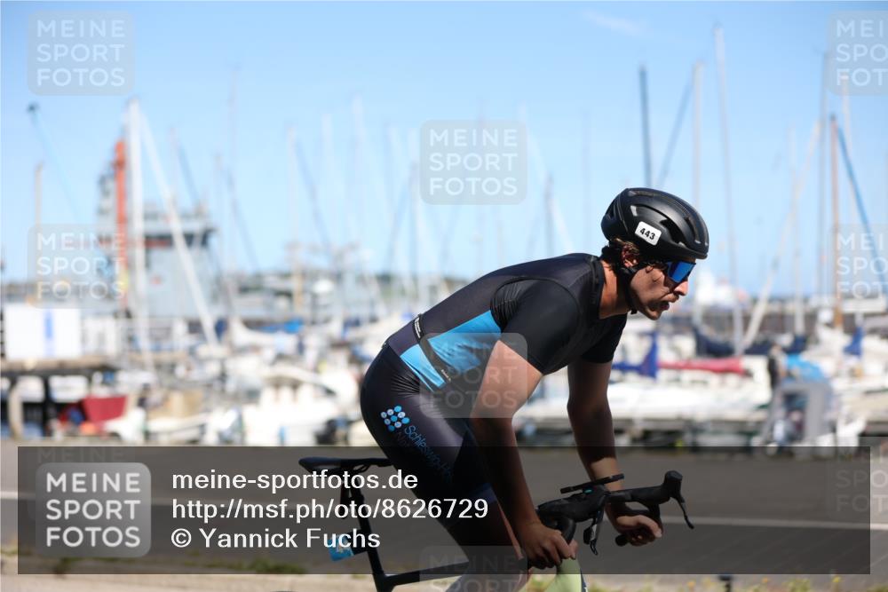 17.08.2025 - KN Förde Triathlon 2025 Yannick Fuchs http://msf.ph/oto/8626729 17.08.2025 13:07:01 Radfahren 427, 443, 459, 501, 532, 415 meine-sportfotos.de