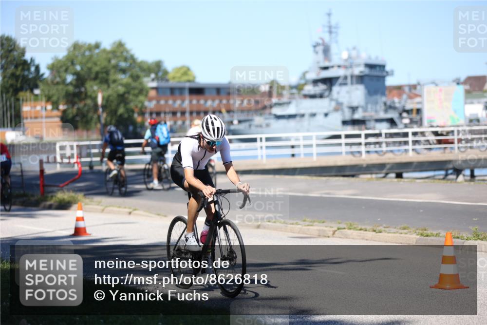 17.08.2025 - KN Förde Triathlon 2025 Yannick Fuchs http://msf.ph/oto/8626818 17.08.2025 13:07:53 Radfahren 419, 397, 421, 496 meine-sportfotos.de