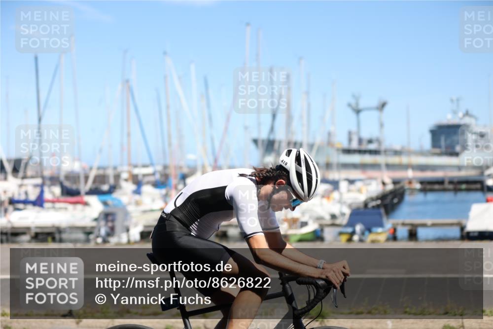 17.08.2025 - KN Förde Triathlon 2025 Yannick Fuchs http://msf.ph/oto/8626822 17.08.2025 13:07:54 Radfahren 419, 397, 496 meine-sportfotos.de