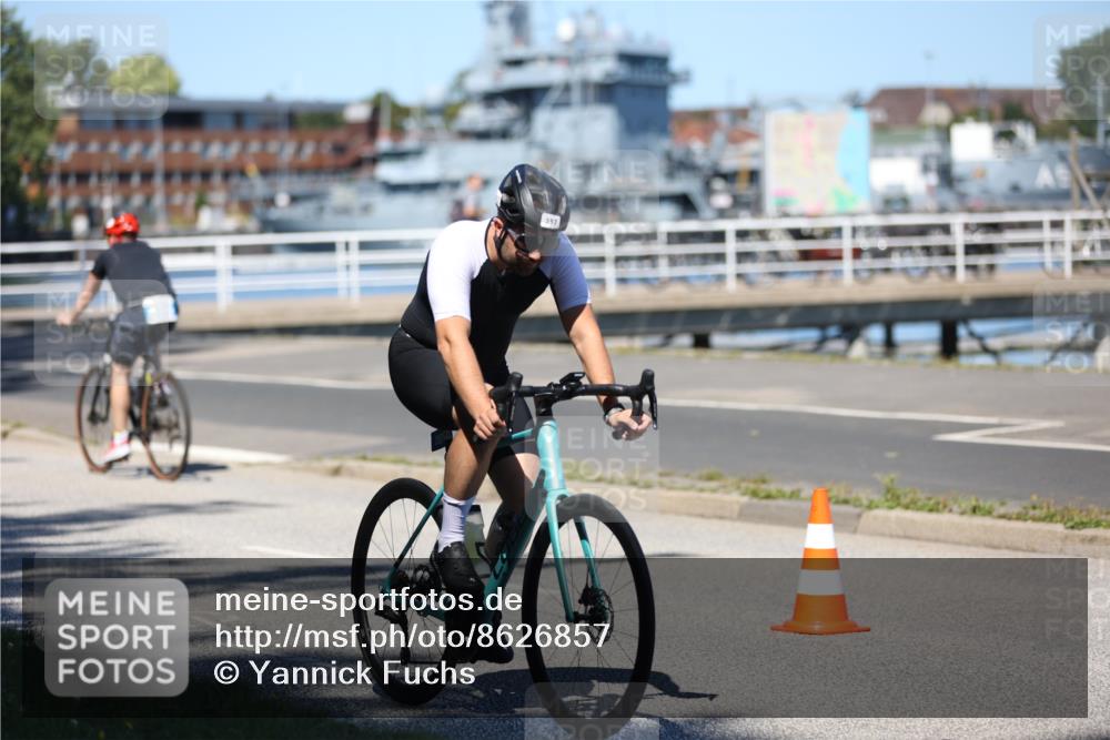17.08.2025 - KN Förde Triathlon 2025 Yannick Fuchs http://msf.ph/oto/8626857 17.08.2025 13:08:21 Radfahren 357, 407, 439, 482, 506, 413, 417, 431, 441, 482, 486, 505, 506, 507, 544 meine-sportfotos.de