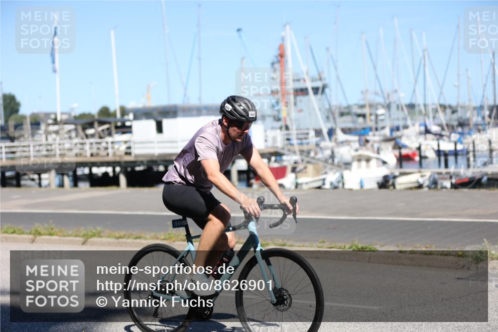 17.08.2025 - KN Förde Triathlon 2025 Yannick Fuchs http://msf.ph/oto/8626901 17.08.2025 13:09:09 Radfahren 440, 504, 529, 410, 538 meine-sportfotos.de