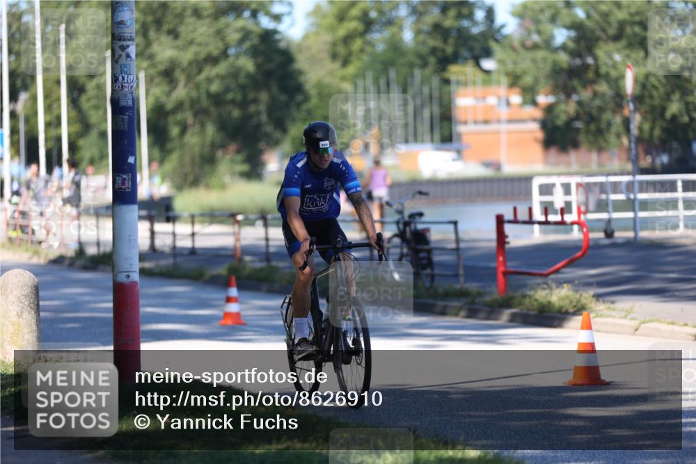17.08.2025 - KN Förde Triathlon 2025 Yannick Fuchs http://msf.ph/oto/8626910 17.08.2025 13:09:23 Radfahren 397, 480 meine-sportfotos.de