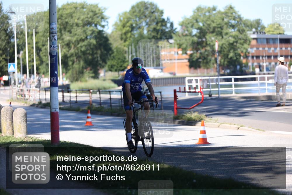 17.08.2025 - KN Förde Triathlon 2025 Yannick Fuchs http://msf.ph/oto/8626911 17.08.2025 13:09:23 Radfahren 397, 480 meine-sportfotos.de