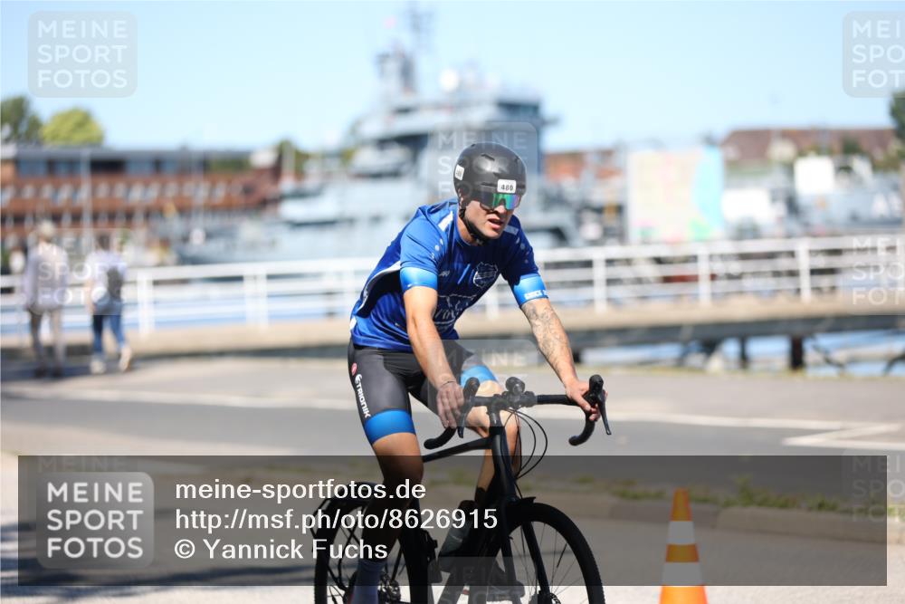 17.08.2025 - KN Förde Triathlon 2025 Yannick Fuchs http://msf.ph/oto/8626915 17.08.2025 13:09:24 Radfahren 397, 456, 480, 519 meine-sportfotos.de
