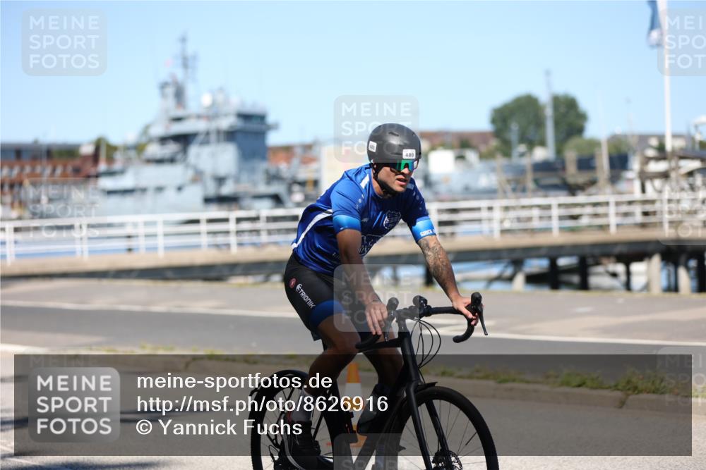 17.08.2025 - KN Förde Triathlon 2025 Yannick Fuchs http://msf.ph/oto/8626916 17.08.2025 13:09:24 Radfahren 397, 456, 480, 519 meine-sportfotos.de