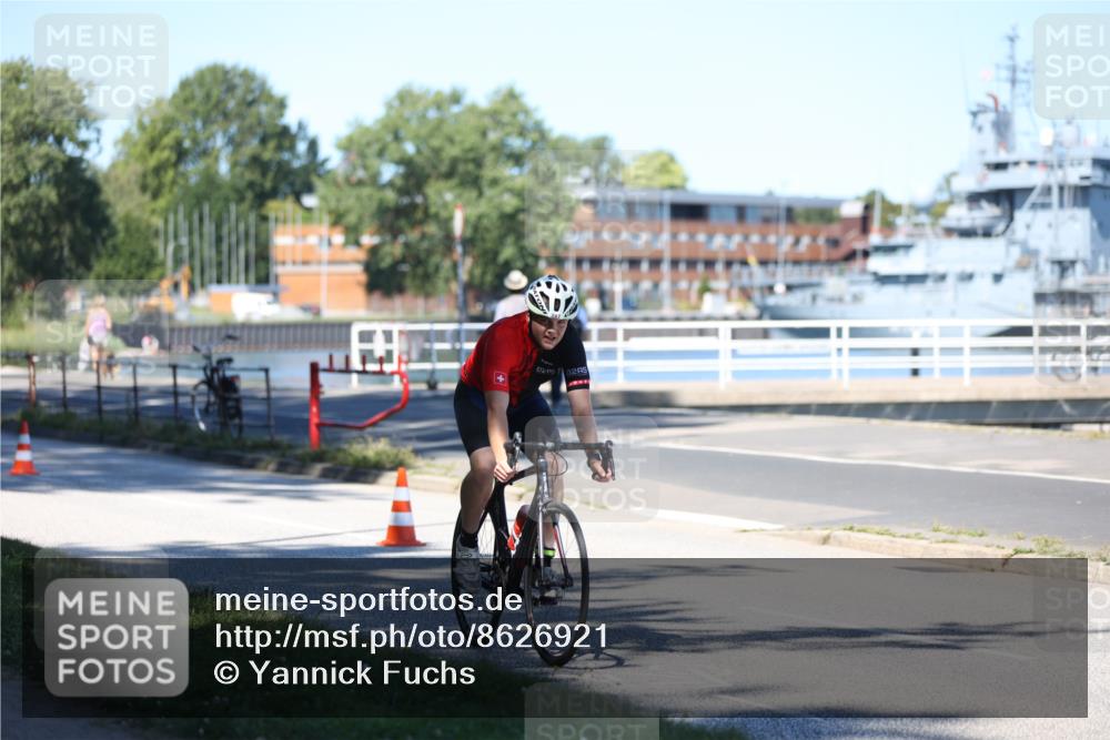 17.08.2025 - KN Förde Triathlon 2025 Yannick Fuchs http://msf.ph/oto/8626921 17.08.2025 13:09:27 Radfahren 397, 456, 480, 496, 519 meine-sportfotos.de
