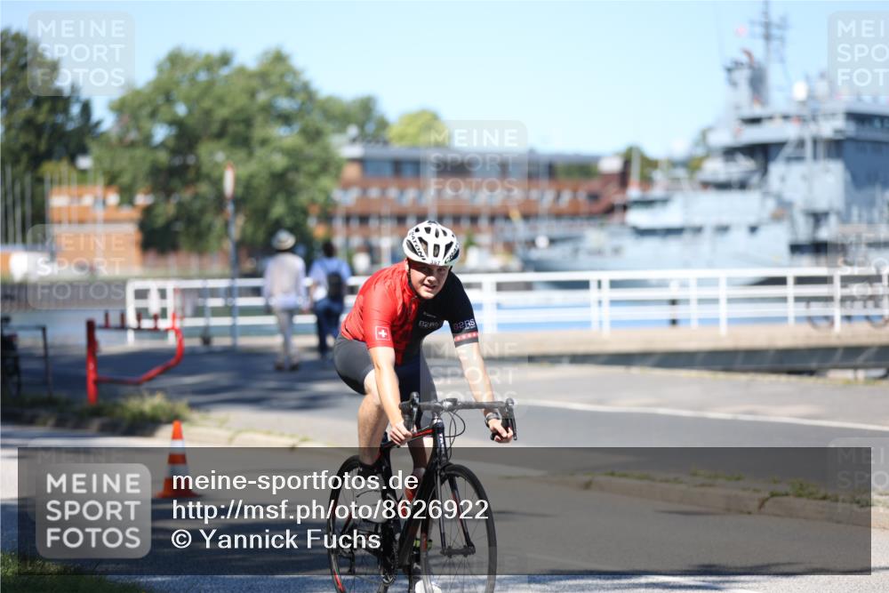 17.08.2025 - KN Förde Triathlon 2025 Yannick Fuchs http://msf.ph/oto/8626922 17.08.2025 13:09:27 Radfahren 397, 456, 480, 496, 519 meine-sportfotos.de