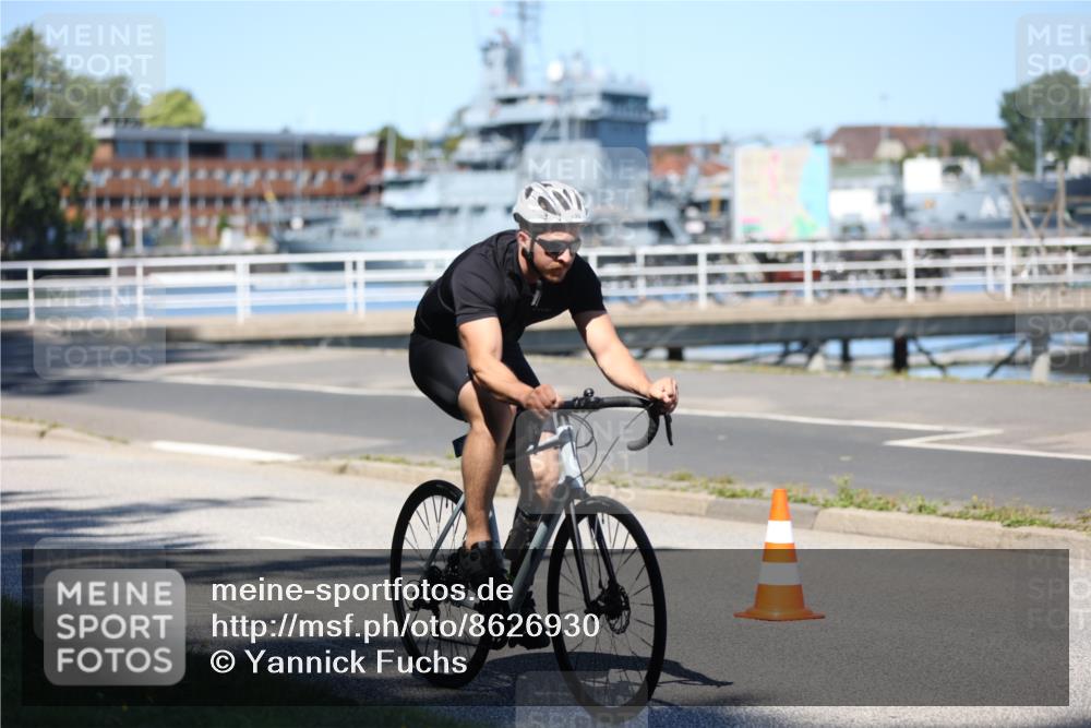 17.08.2025 - KN Förde Triathlon 2025 Yannick Fuchs http://msf.ph/oto/8626930 17.08.2025 13:09:35 Radfahren 431, 456, 457, 496, 519, 397 meine-sportfotos.de