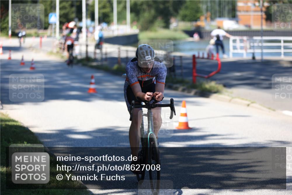17.08.2025 - KN Förde Triathlon 2025 Yannick Fuchs http://msf.ph/oto/8627008 17.08.2025 13:10:28 Radfahren 442, 528, 541, 424, 445, 522 meine-sportfotos.de